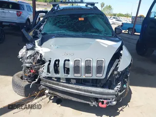 2014 Jeep Cherokee Trailhawk with VIN 1C4PJMBS5EW134900, listed as a IAAI auction lot 41997316 with 96,445 mi miles. Bid and sale history available at carsss.com. Image 12.