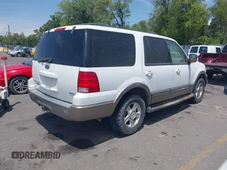 2003 Ford Expedition Eddie Bauer with VIN 1FMFU18L43LA56816, listed as a IAAI auction lot 42565714 with 226,849 mi miles and . Bid and sale history available at DreamBid. Image 4.