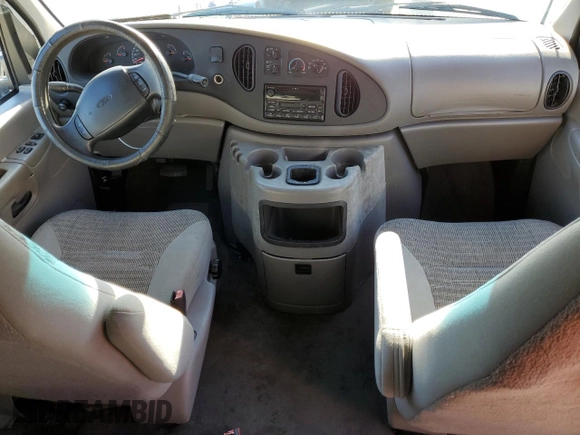 2002 Ford Econoline Passenger XL with VIN 1FMRE11LX2HB04681, listed as a Copart auction lot 60885454 with 114,665 mi miles and Salvage title. Bid and sale history available at DreamBid. Image 8.