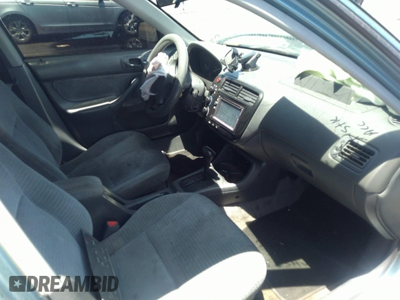 2000 Honda Civic VP with VIN 2HGEJ6612YH592550, listed as a IAAI auction lot 39559888 with 1 mi miles. Bid and sale history available at carsss.com. Image 5.