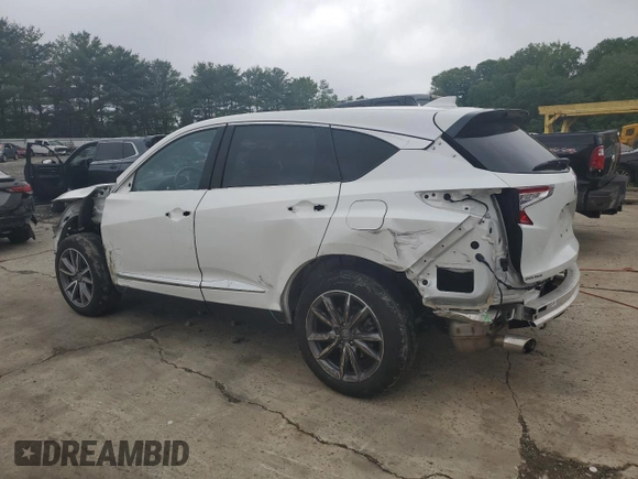 2021 Acura RDX Technology with VIN 5J8TC2H56ML030383, listed as a Copart auction lot 57360605 with 38,732 mi miles and Salvage title. Bid and sale history available at DreamBid. Image 2.