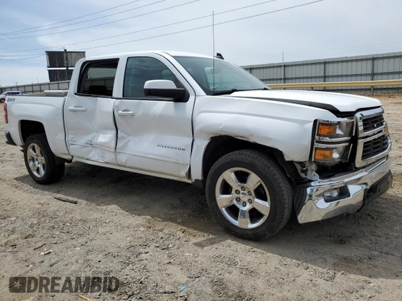 2015 Chevrolet Silverado 1500 LT with VIN 3GCUKREC7FG478455, listed as a Copart auction lot 54081965 with 196,449 mi miles and Salvage Title. Bid and sale history available at DreamBid. Image 4.