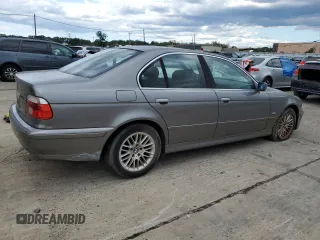 2002 BMW 5 Series 530iA with VIN WBADT634X2CK25809, listed as a Copart auction lot 68478904 with 0 mi miles and Clean Title. Bid and sale history available at carsss.com. Image 3.