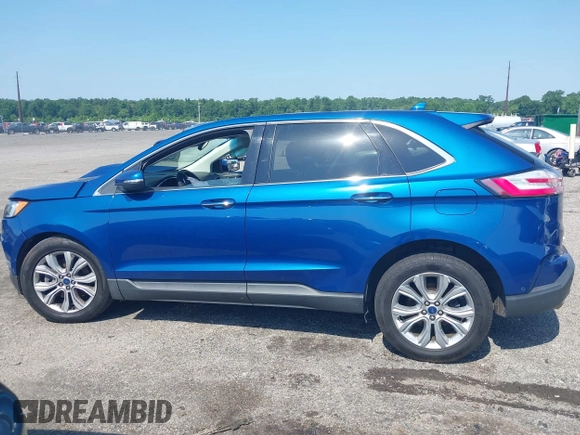 2020 Ford Edge Titanium with VIN 2FMPK4K96LBA55482, listed as a IAAI auction lot 42557716 with 61,509 mi miles and . Bid and sale history available at DreamBid. Image 13.