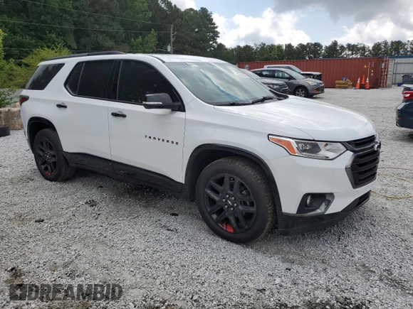 2020 Chevrolet Traverse Premier z VIN 1GNERKKW9LJ152034, wystawiony jako Copart lot #58441935 z przebiegiem 92 092 mil mil oraz Szkoda całkowita • Salvage title. Historia ofert i sprzedaży dostępna na DreamBid. Obrazek 4.