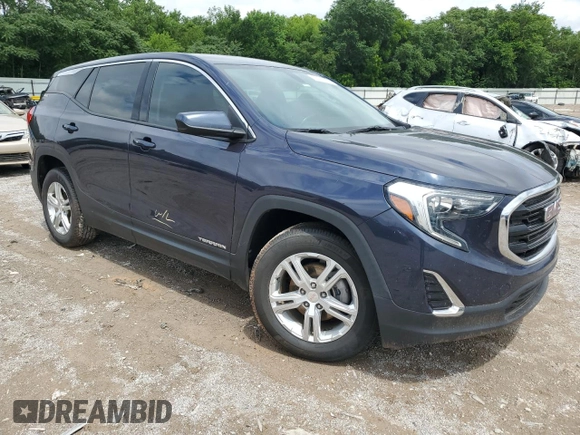 2019 GMC Terrain SLE with VIN 3GKALMEVXKL294556, listed as a Copart auction lot 56717225 with 88,503 mi miles and Salvage title. Bid and sale history available at DreamBid. Image 4.