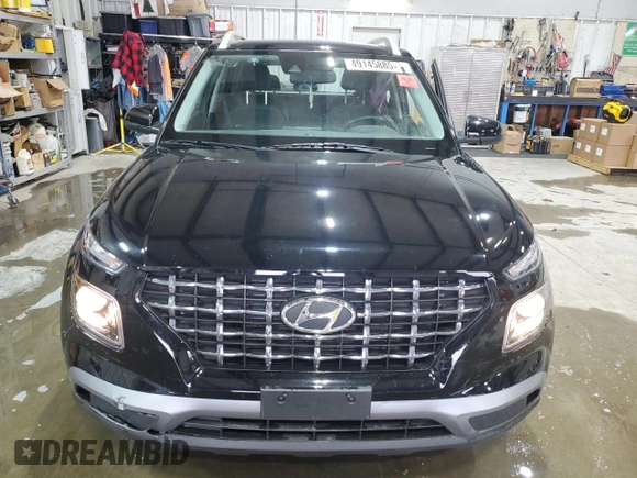 2022 Hyundai Venue SEL with VIN KMHRC8A36NU189674, listed as a Copart auction lot 49145885 with 35,292 mi miles and Salvage Title. Bid and sale history available at DreamBid. Image 5.
