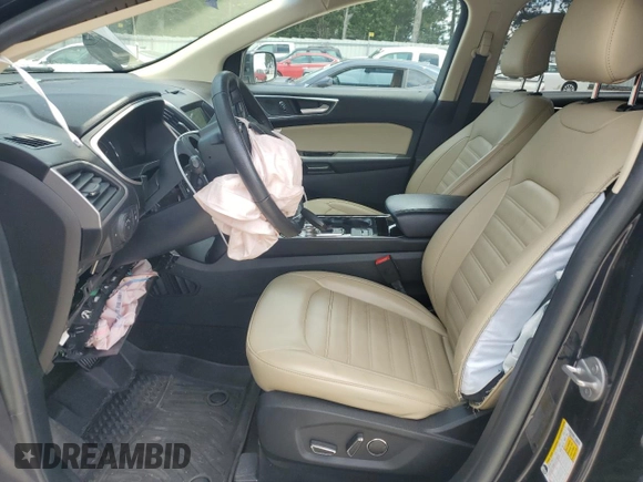 2019 Ford Edge SEL with VIN 2FMPK3J97KBB38221, listed as a Copart auction lot 63389305 with 96,269 mi miles and Salvage title. Bid and sale history available at DreamBid. Image 7.