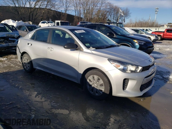 2020 Kia Rio LX with VIN 3KPA24AD1LE358789, listed as a Copart auction lot 45418945 with 82,572 mi miles and Salvage Title. Bid and sale history available at carsss.com. Image 4.