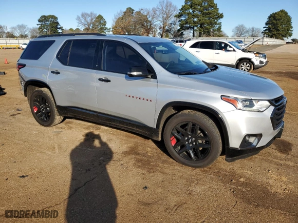 2018 Chevrolet Traverse Premier with VIN 1GNERKKW6JJ132241, listed as a Copart auction lot 87726645 with 112,925 mi miles and Salvage Title. Bid and sale history available at carsss.com. Image 4.