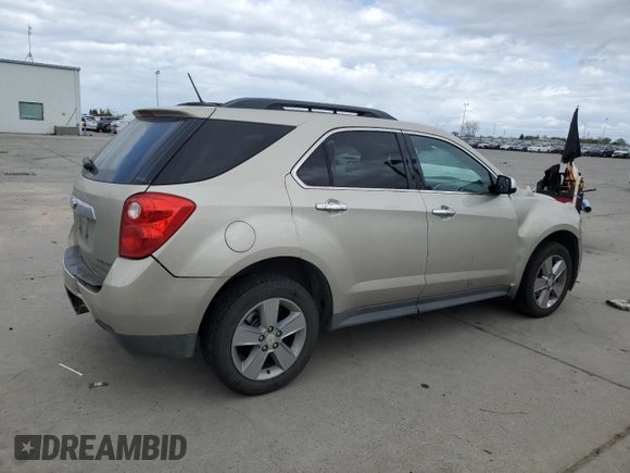 2014 Chevrolet Equinox LT with VIN 2GNALBEK0E6311192, listed as a Copart auction lot 50663585 with 109,560 mi miles and Salvage Title. Bid and sale history available at DreamBid. Image 3.