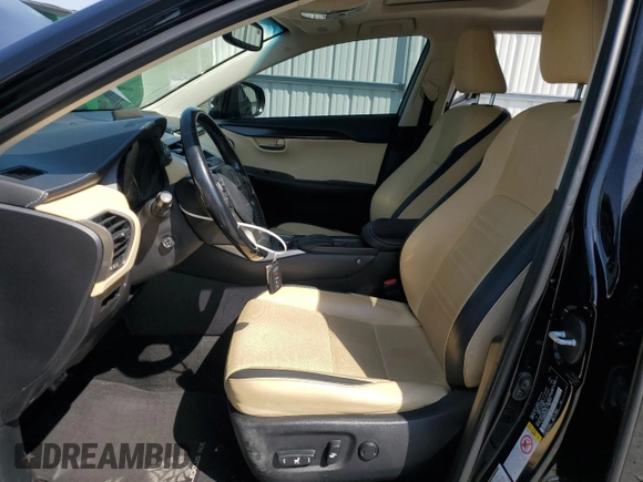 2017 Lexus NX 200t with VIN JTJYARBZ9H2059156, listed as a Copart auction lot 53250485 with 95,902 mi miles and Salvage Title. Bid and sale history available at DreamBid. Image 7.