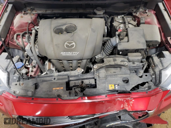 2017 Mazda CX-3 Grand Touring z VIN JM1DKFD70H0148182, wystawiony jako Copart lot #59032435 z przebiegiem 70 166 mil mil oraz Szkoda całkowita • Salvage title. Historia ofert i sprzedaży dostępna na DreamBid. Obrazek 12.