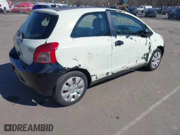 2008 Toyota Yaris with VIN JTDJT923085200317, listed as a IAAI auction lot 41918548 with 168,727 mi miles. Bid and sale history available at carsss.com. Image 4.