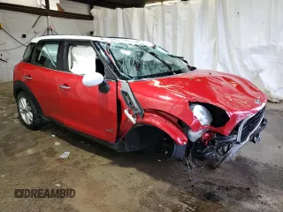 2014 MINI Countryman S with VIN WMWZC5C51EWP40354, listed as a Copart auction lot 57807125 with Not provided miles and Salvage title. Bid and sale history available at DreamBid. Image 4.