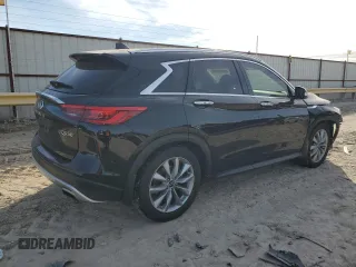 2020 Infiniti QX50 LUXE with VIN 3PCAJ5M14LF115093, listed as a Copart auction lot 73651182 with 35,538 mi miles. Bid and sale history available at carsss.com. Image 3.