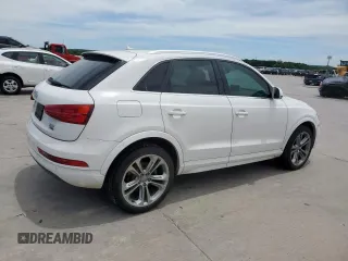 2016 Audi Q3 Premium Plus with VIN WA1EFCFS6GR005296, listed as a Copart auction lot 55215265 with 104,899 mi miles and Salvage title. Bid and sale history available at DreamBid. Image 3.