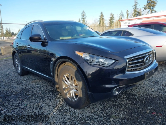 2012 Infiniti FX35 with VIN JN8AS1MWXCM154817, listed as a IAAI auction lot 41561329 with 198,224 mi miles. Bid and sale history available at carsss.com. Image 1.