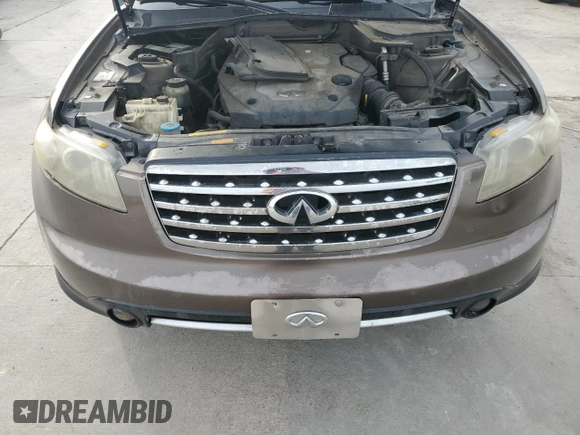 2006 Infiniti FX35 with VIN JNRAS08U66X100173, listed as a Copart auction lot 47667785 with 242,784 mi miles and Clean Title. Bid and sale history available at carsss.com. Image 12.