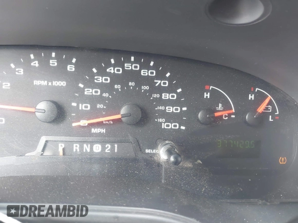 2008 Ford Econoline Cargo Commercial with VIN 1FTNE14W08DA76642, listed as a IAAI auction lot 42255234 with 377,429 mi miles and . Bid and sale history available at DreamBid. Image 7.