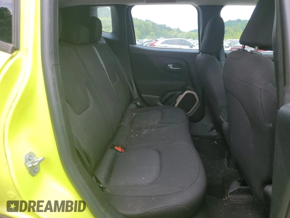 2017 Jeep Renegade Sport with VIN ZACCJBAB2HPG05598, listed as a Copart auction lot 58497165 with 74,596 mi miles and Salvage title. Bid and sale history available at DreamBid. Image 11.