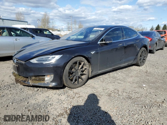 2016 Tesla Model S 90D with VIN 5YJSA1E2XGF150490, listed as a Copart auction lot 51070365 with 144,457 mi miles and Salvage Title. Bid and sale history available at DreamBid. Image 1.