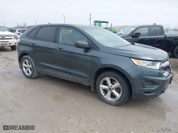 2015 Ford Edge SE with VIN 2FMTK3G95FBB46975, listed as a IAAI auction lot 41893777 with 221,328 mi miles. Bid and sale history available at carsss.com. Image 1.