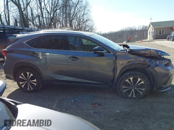 2021 Lexus NX with VIN JTJSARDZ8M2253108, listed as a IAAI auction lot 41790614 with 106,216 mi miles. Bid and sale history available at carsss.com. Image 14.