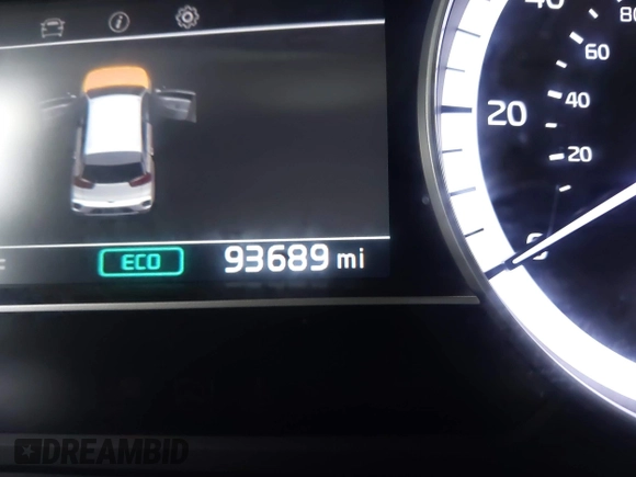 2020 Kia Niro LX with VIN KNDCB3LC5L5442939, listed as a IAAI auction lot 42006101 with 93,689 mi miles and . Bid and sale history available at DreamBid. Image 16.