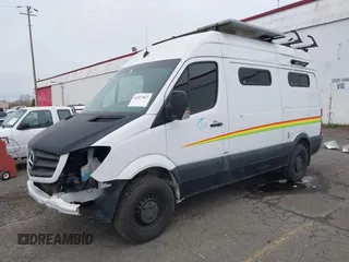 2016 Mercedes-Benz Sprinter Cargo with VIN WD3PE7DD6GP339069, listed as a IAAI auction lot 41837867 with 53,121 mi miles. Bid and sale history available at carsss.com. Image 18.