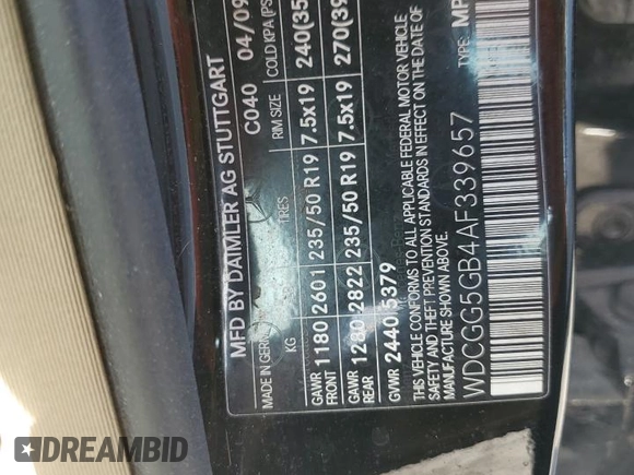 2010 Mercedes-Benz GLK 350 with VIN WDCGG5GB4AF339657, listed as a Copart auction lot 71536524 with 111,074 mi miles and Non Repairable. Bid and sale history available at DreamBid. Image 13.