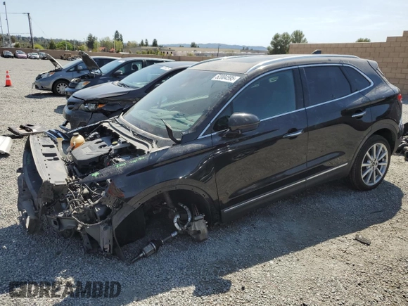 2019 Lincoln MKC Reserve with VIN 5LMCJ3C98KUL22377, listed as a Copart auction lot 52004595 with 60,074 mi miles and Salvage Title. Bid and sale history available at DreamBid. Image 1.