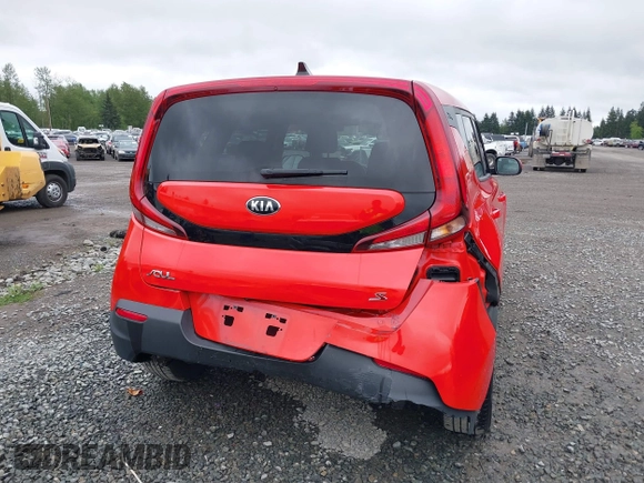2020 Kia Soul LX with VIN KNDJ23AU3L7009028, listed as a IAAI auction lot 42137466 with 44,398 mi miles. Bid and sale history available at carsss.com. Image 6.