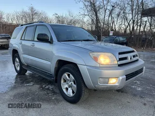 2004 Toyota 4Runner SR5 with VIN JTEBT14R040037663, listed as a IAAI auction lot 41614289 with 130,563 mi miles and . Bid and sale history available at DreamBid. Image 1.