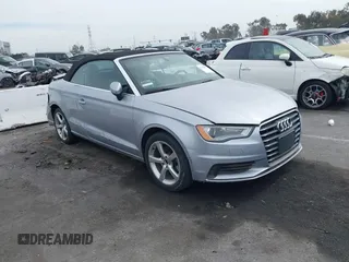 2015 Audi A3 1.8T Premium with VIN WAU6CLFF7F1111742, listed as a IAAI auction lot 41679093 with 45,727 mi miles. Bid and sale history available at carsss.com. Image 1.