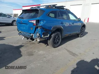 2025 Subaru Outback Wilderness z VIN 4S4BTGUD0S3167493, wystawiony jako IAAI lot #42242997 z przebiegiem 2 214 mil mil oraz . Historia ofert i sprzedaży dostępna na DreamBid. Obrazek 4.