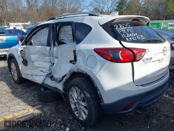 2013 Mazda CX-5 Grand Touring with VIN JM3KE2DE2D0122805, listed as a IAAI auction lot 41201502 with 178,833 mi miles. Bid and sale history available at carsss.com. Image 3.