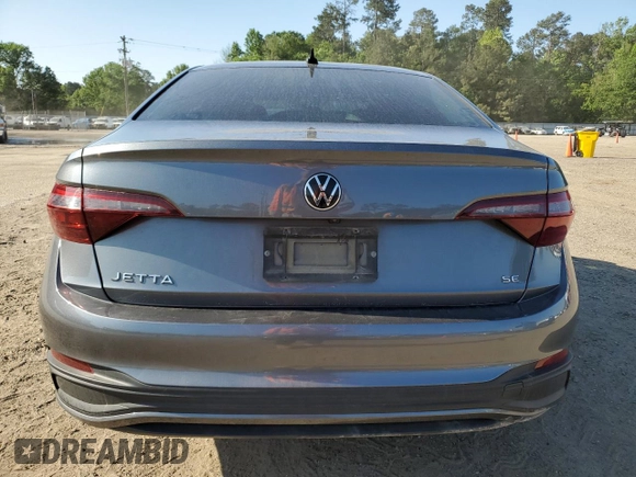 2023 Volkswagen Jetta SE with VIN 3VW7M7BU2PM003577, listed as a Copart auction lot 53383185 with 44,747 mi miles and Salvage title. Bid and sale history available at DreamBid. Image 6.