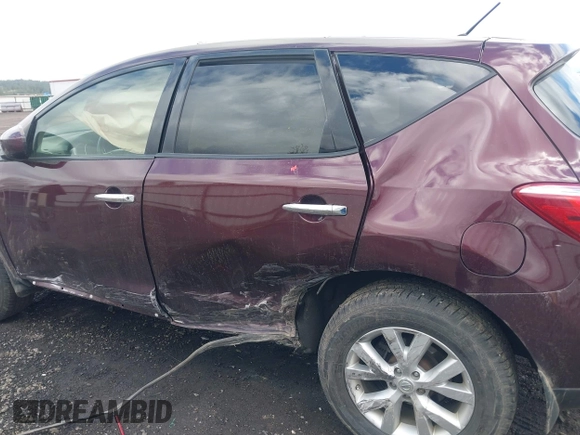 2014 Nissan Murano SL with VIN JN8AZ1MU4EW401508, listed as a IAAI auction lot 41969431 with 109,006 mi miles and . Bid and sale history available at carsss.com. Image 6.