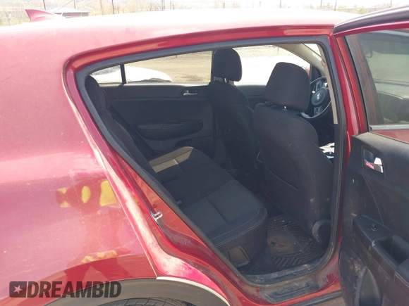 2017 Kia Sportage LX with VIN KNDPMCAC8H7296742, listed as a IAAI auction lot 42096883 with 160,511 mi miles and . Bid and sale history available at carsss.com. Image 8.