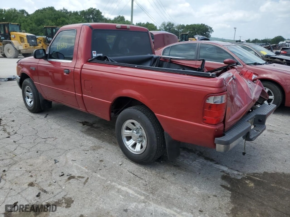 2001 Ford Ranger XL with VIN 1FTYR10D21TA77146, listed as a Copart auction lot 60908893 with 133,765 mi miles and Salvage Title. Bid and sale history available at carsss.com. Image 2.