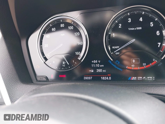 2018 BMW 2 Series M240i with VIN WBA2J5C55JVB27907, listed as a IAAI auction lot 42706522 with 39,097 mi miles and . Bid and sale history available at DreamBid. Image 15.