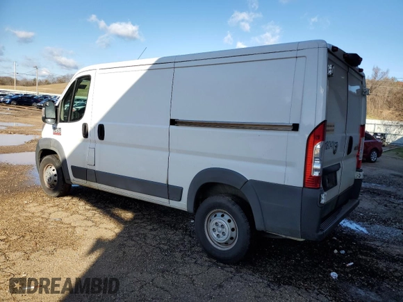 2018 Ram ProMaster Cargo with VIN 3C6TRVAG0JE154204, listed as a Copart auction lot 87976355 with 182,331 mi miles and Clean Title. Bid and sale history available at DreamBid. Image 2.