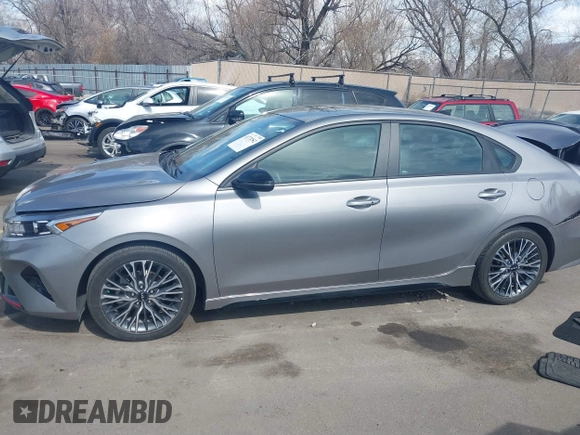 2023 Kia Forte GT-Line with VIN 3KPF54AD7PE568333, listed as a IAAI auction lot 41778382 with 24,536 mi miles. Bid and sale history available at carsss.com. Image 14.