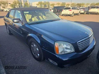 2004 Cadillac DeVille z VIN 1G6KD54Y64U133194, wystawiony jako Copart lot #82262914 z przebiegiem 148 721 mil mil oraz Czysty tytuł • Clean title. Historia ofert i sprzedaży dostępna na DreamBid. Obrazek 1.