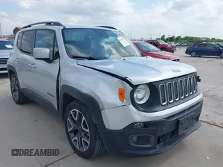 2015 Jeep Renegade Latitude with VIN ZACCJABT3FPC06455, listed as a IAAI auction lot 41974571 with 95,080 mi miles and . Bid and sale history available at DreamBid. Image 1.