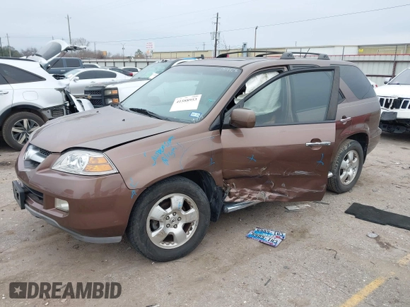 2004 Acura MDX with VIN 2HNYD18224H509408, listed as a IAAI auction lot 41588953 with 259,307 mi miles. Bid and sale history available at carsss.com. Image 18.