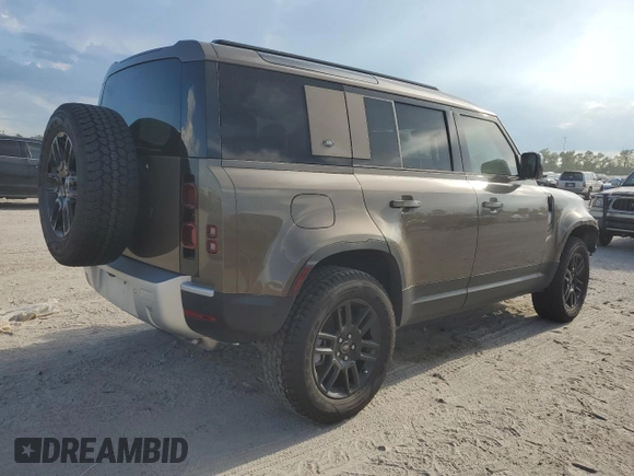 2024 Land Rover Defender S with VIN SALEJ7EU2R2272955, listed as a Copart auction lot 66796994 with 9,079 mi miles and Salvage title. Bid and sale history available at DreamBid. Image 3.