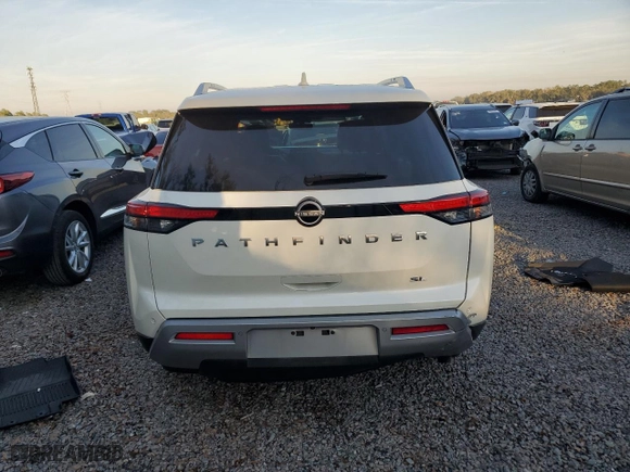 2024 Nissan Pathfinder SL with VIN 5N1DR3CA5RC213157, listed as a Copart auction lot 43481615 with 12,838 mi miles and Salvage Title. Bid and sale history available at carsss.com. Image 6.