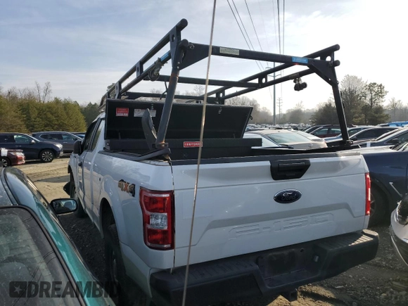 2020 Ford F-150 XL with VIN 1FTEX1EB9LFA60944, listed as a Copart auction lot 81302364 with 127,147 mi miles and Salvage Title. Bid and sale history available at carsss.com. Image 2.